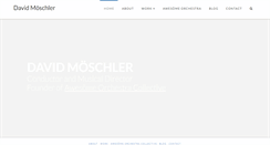 Desktop Screenshot of davidmoschler.com