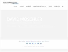 Tablet Screenshot of davidmoschler.com